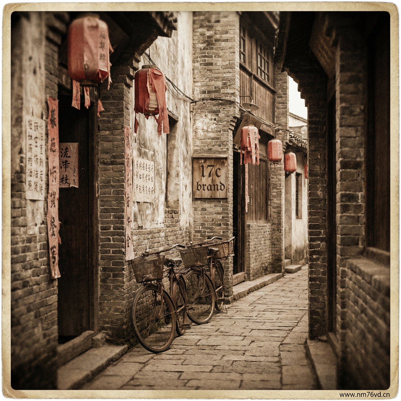 17c复古摄影作品：老街记忆